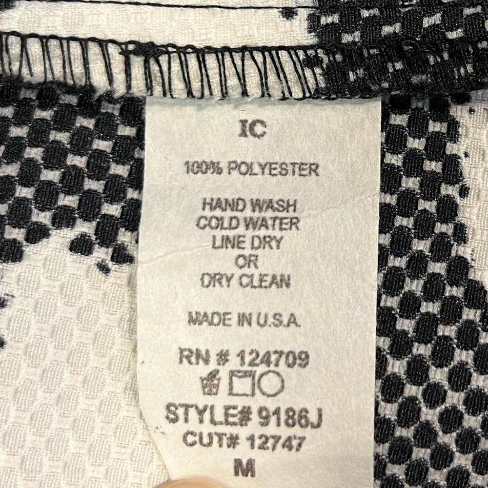 IC‎ By Connie K Large Polka Dot Women's Blazer Top - Black and White - Picture 9 of 9